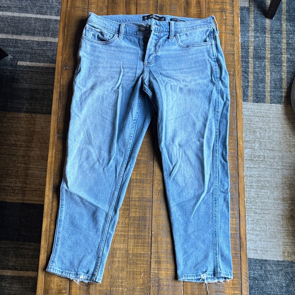 Hollister Light Blue Ankle Jeans